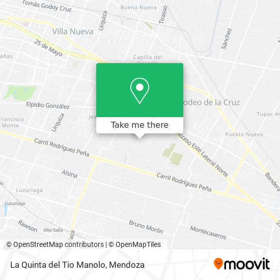 La Quinta del Tio Manolo map