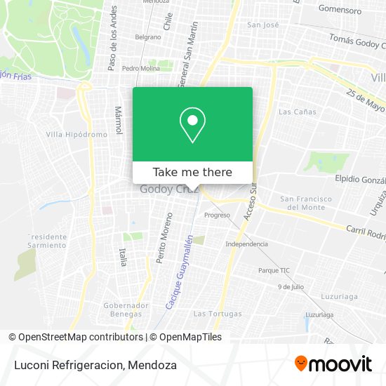 Mapa de Luconi Refrigeracion