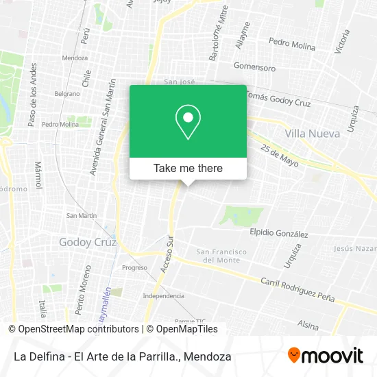 La Delfina - El Arte de la Parrilla. map