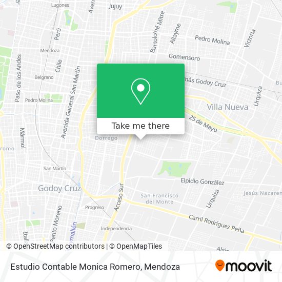 Estudio Contable Monica Romero map