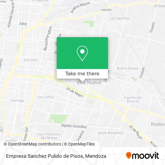 Mapa de Empresa Sanchez Pulido de Pisos