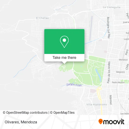 Mapa de Olivares