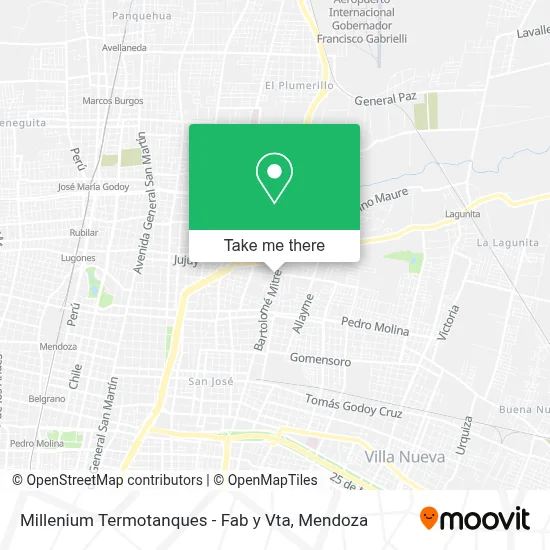 Millenium Termotanques - Fab y Vta map