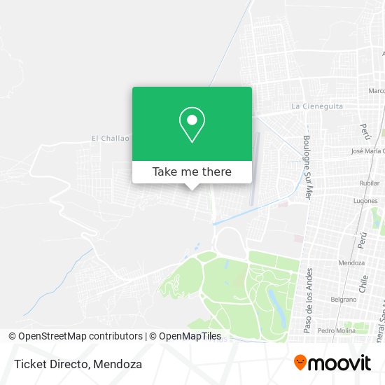 Ticket Directo map