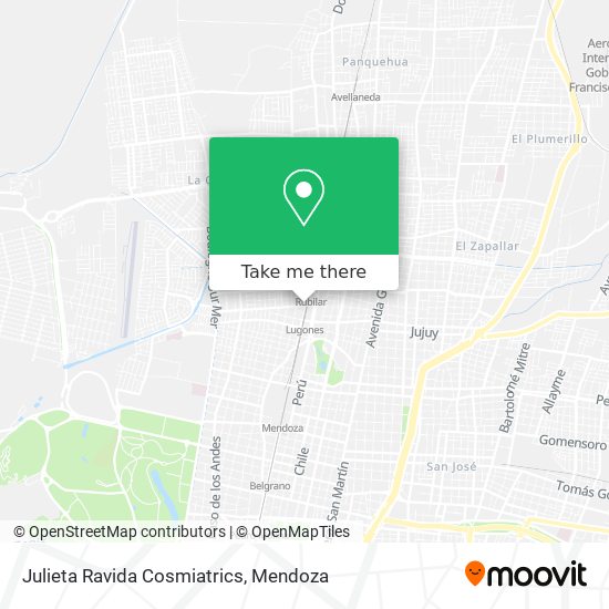 Julieta Ravida Cosmiatrics map