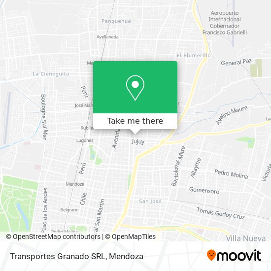 Mapa de Transportes Granado SRL