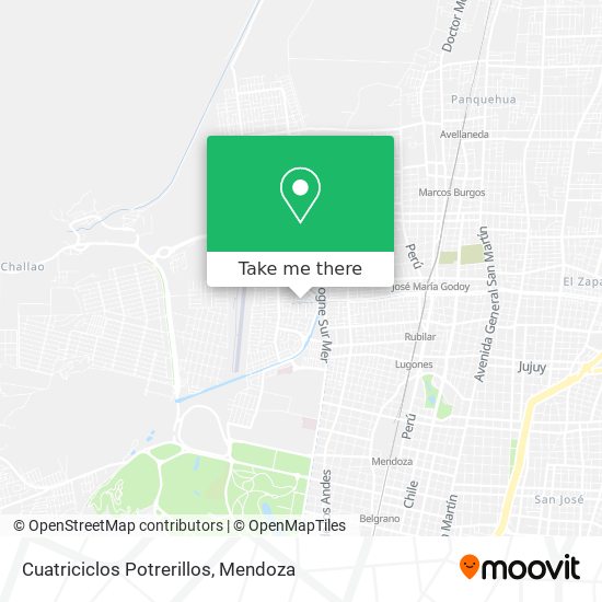 Mapa de Cuatriciclos Potrerillos