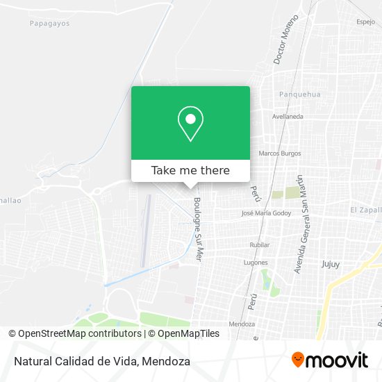 Natural Calidad de Vida map
