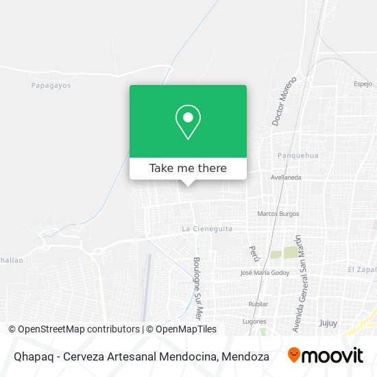 Qhapaq - Cerveza Artesanal Mendocina map