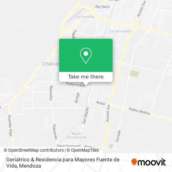 Geriatrico & Residencia para Mayores Fuente de Vida map