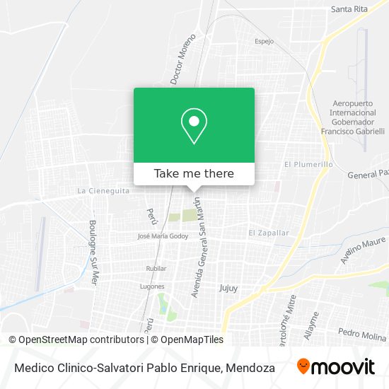 Medico Clinico-Salvatori Pablo Enrique map