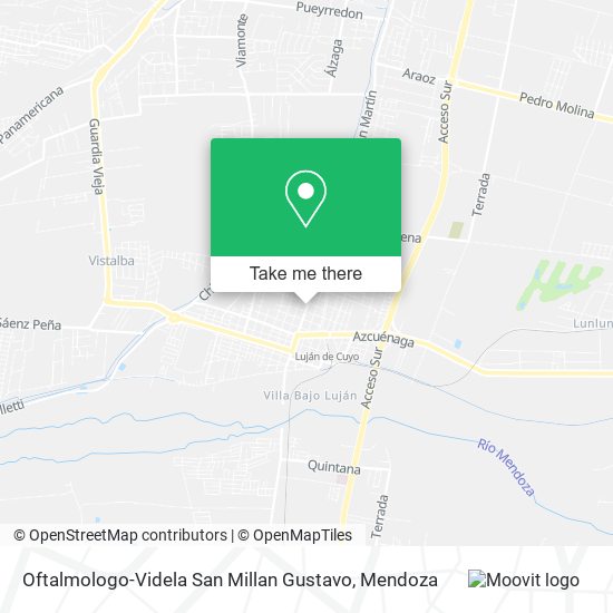 Oftalmologo-Videla San Millan Gustavo map
