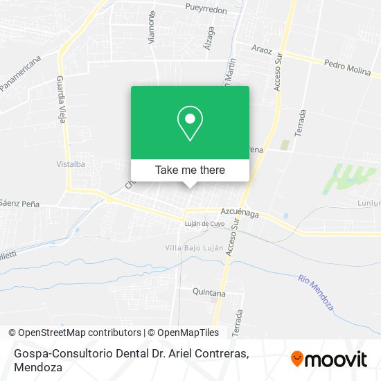Mapa de Gospa-Consultorio Dental Dr. Ariel Contreras