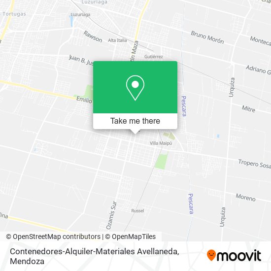 Mapa de Contenedores-Alquiler-Materiales Avellaneda