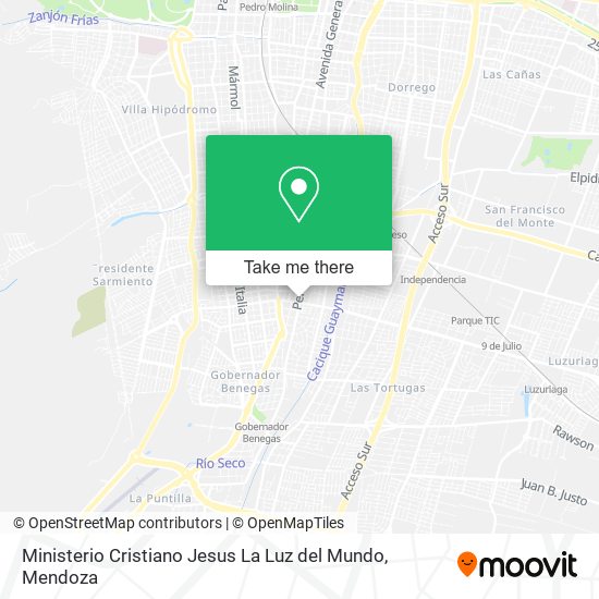 Ministerio Cristiano Jesus La Luz del Mundo map