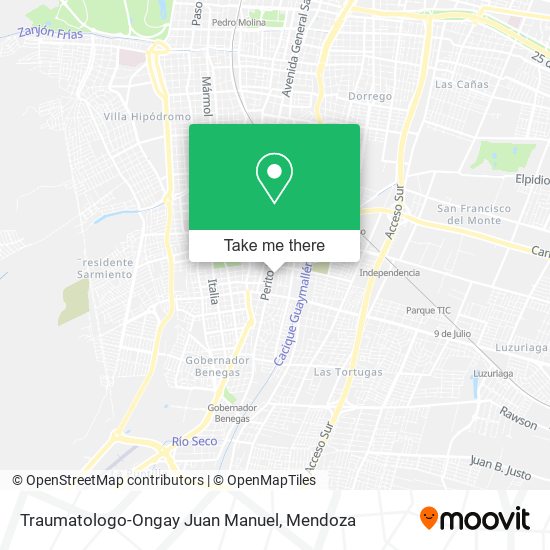 Traumatologo-Ongay Juan Manuel map