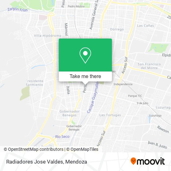 Radiadores Jose Valdes map