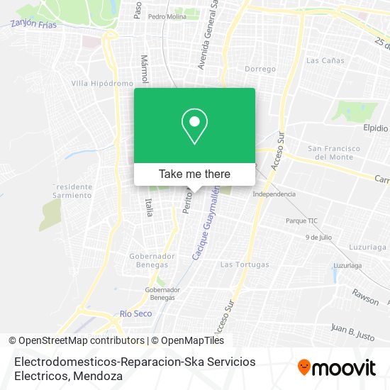 Mapa de Electrodomesticos-Reparacion-Ska Servicios Electricos