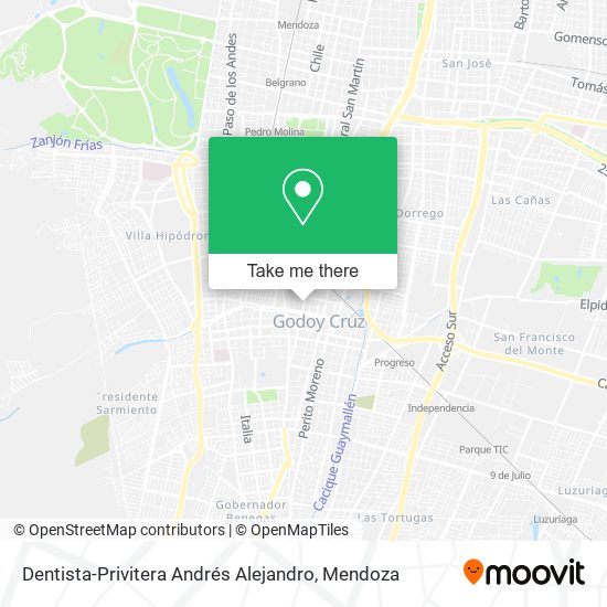 Dentista-Privitera Andrés Alejandro map