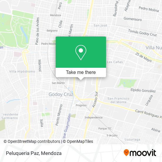 Peluqueria Paz map