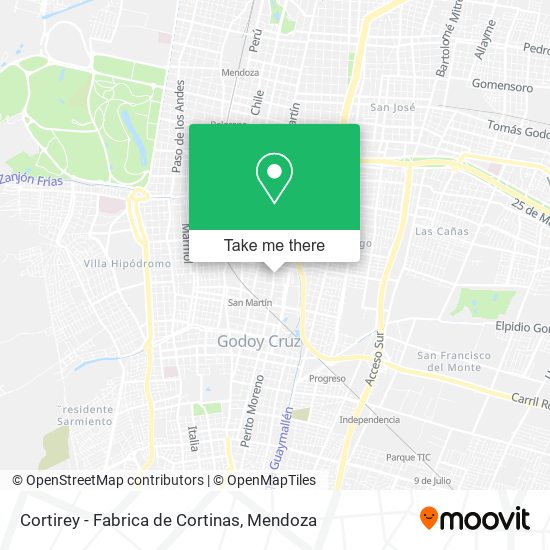 Cortirey - Fabrica de Cortinas map