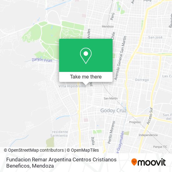 Fundacion Remar Argentina Centros Cristianos Beneficos map