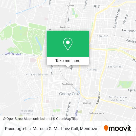 Mapa de Psicologo-Lic. Marcela G. Martínez Coll