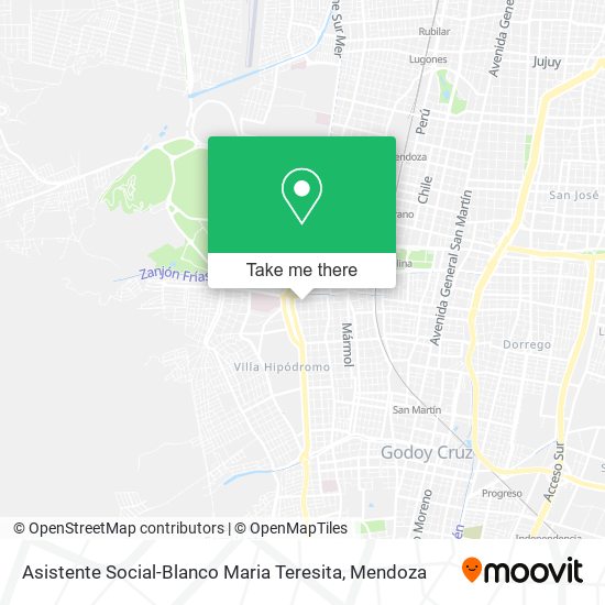 Asistente Social-Blanco Maria Teresita map