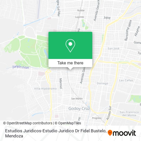 Estudios Juridicos-Estudio Juridico Dr Fidel Bustelo map