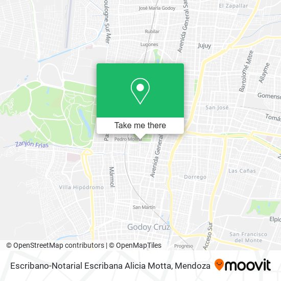 Escribano-Notarial Escribana Alicia Motta map