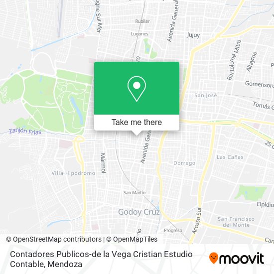 Contadores Publicos-de la Vega Cristian Estudio Contable map