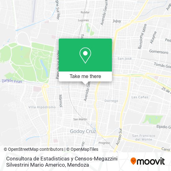 Consultora de Estadisticas y Censos-Megazzini Silvestrini Mario Americo map