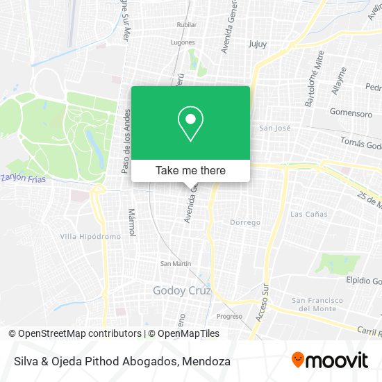 Silva & Ojeda Pithod Abogados map