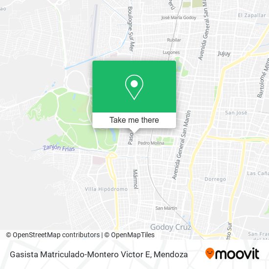 Gasista Matriculado-Montero Victor E map