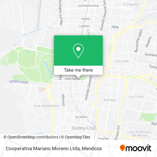 Cooperativa Mariano Moreno Ltda map