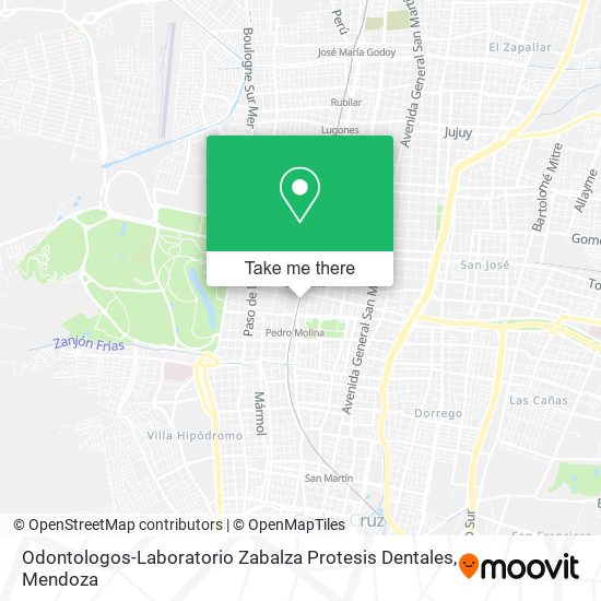 Odontologos-Laboratorio Zabalza Protesis Dentales map
