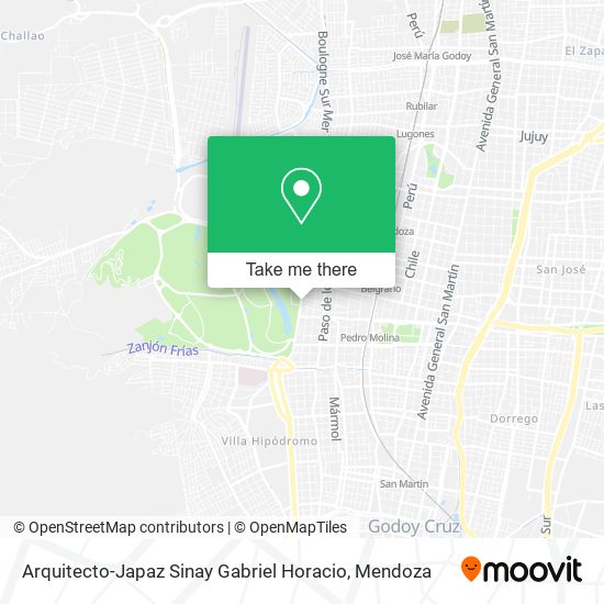 Arquitecto-Japaz Sinay Gabriel Horacio map