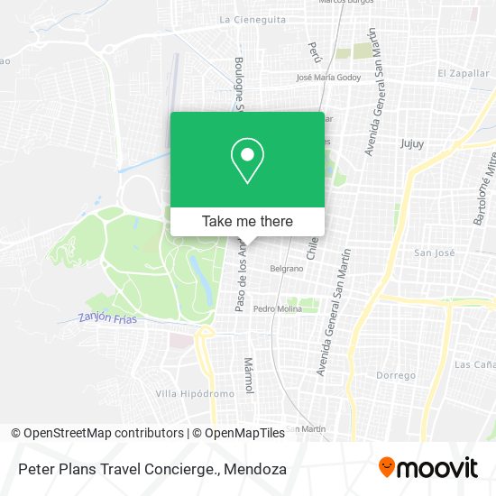 Peter Plans Travel Concierge. map