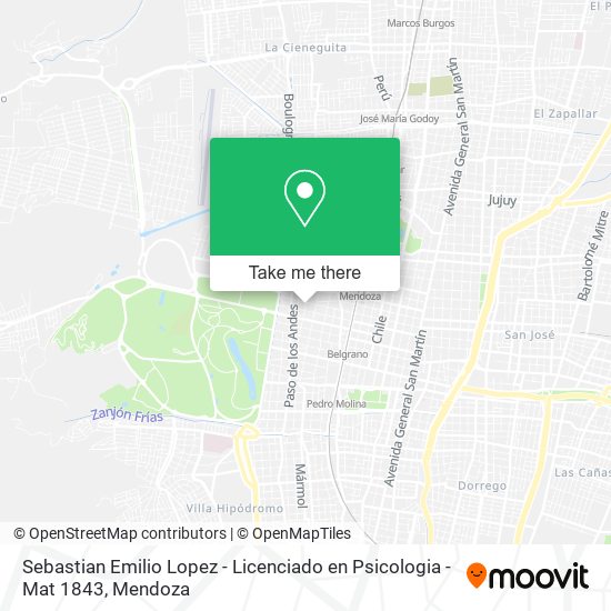Mapa de Sebastian Emilio Lopez - Licenciado en Psicologia - Mat 1843