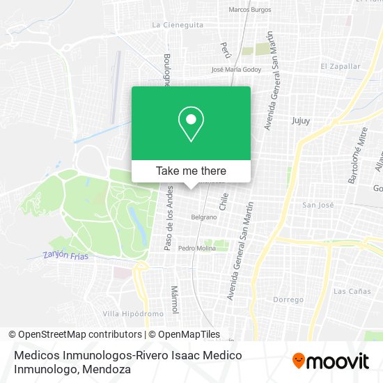 Medicos Inmunologos-Rivero Isaac Medico Inmunologo map