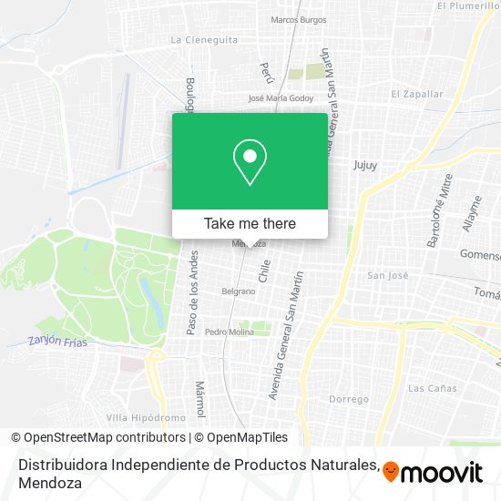 Distribuidora Independiente de Productos Naturales map