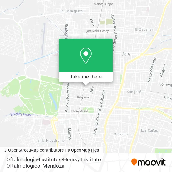 Oftalmologia-Institutos-Hemsy Instituto Oftalmologico map
