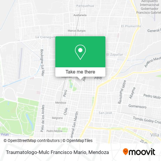 Traumatologo-Mulc Francisco Mario map