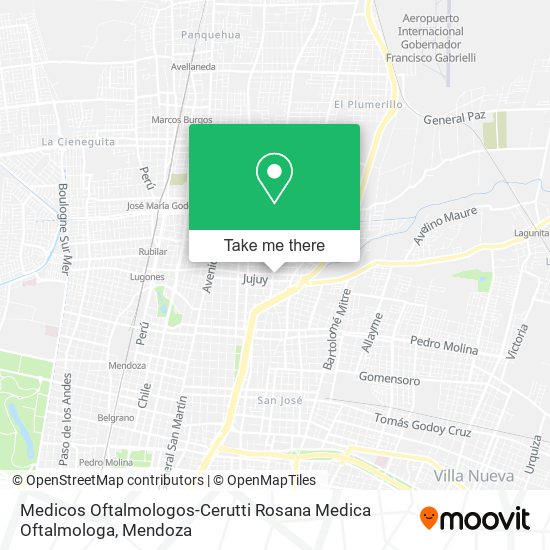 Medicos Oftalmologos-Cerutti Rosana Medica Oftalmologa map