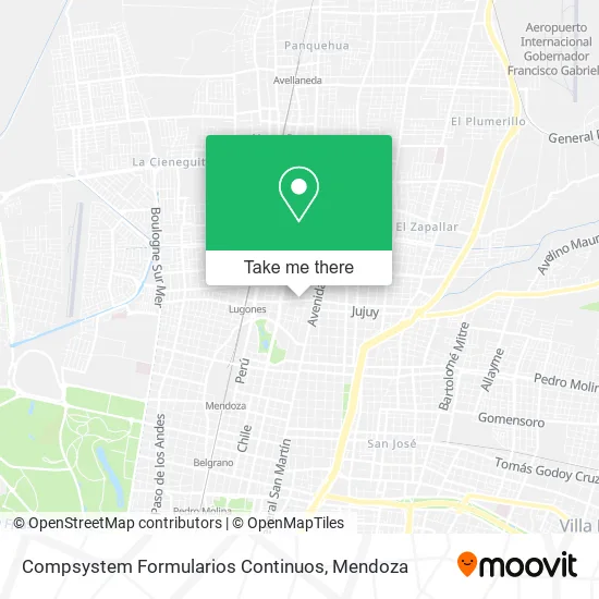 Mapa de Compsystem Formularios Continuos