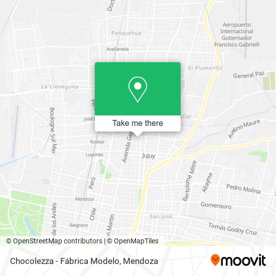 Mapa de Chocolezza - Fábrica Modelo