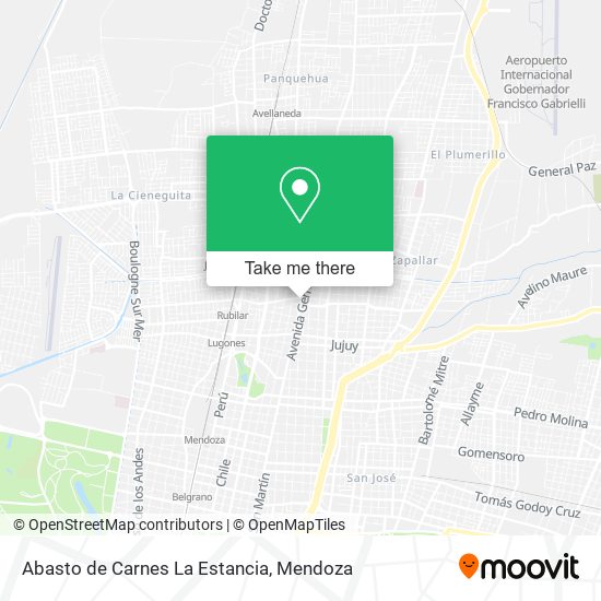 Abasto de Carnes La Estancia map