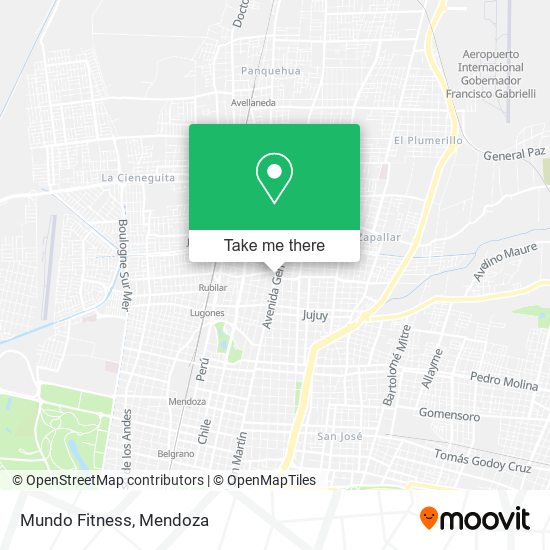 Mundo Fitness map