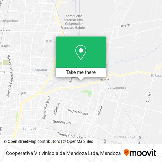 Cooperativa Vitivinicola de Mendoza Ltda map