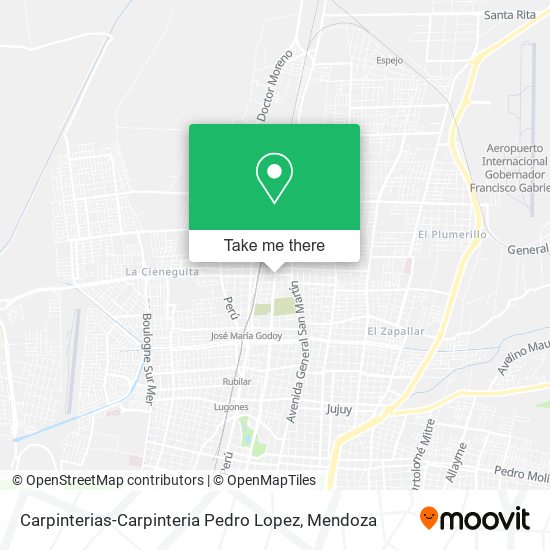 Mapa de Carpinterias-Carpinteria Pedro Lopez